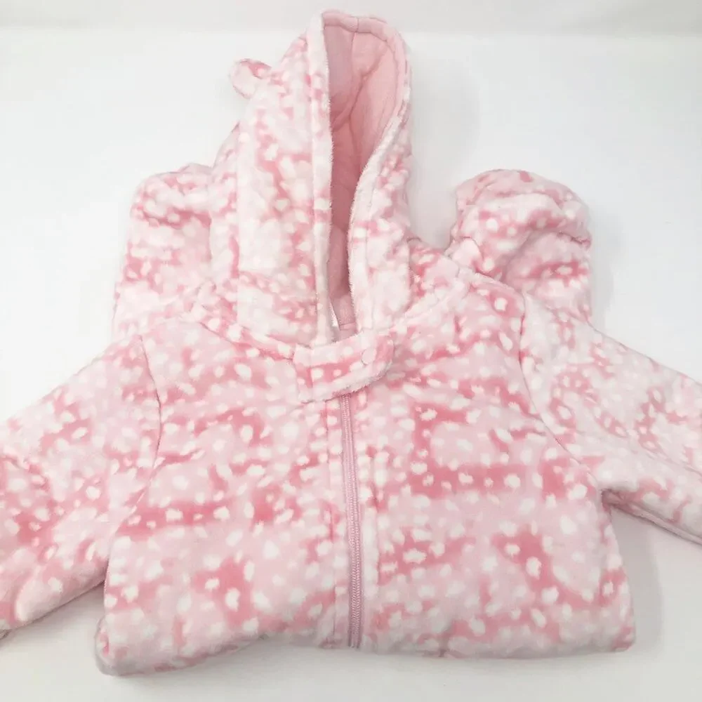 Carter's Girl's Baby Pink Winter Footie